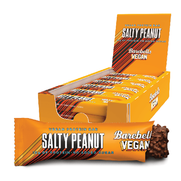 Barebells Vegan Protein Bar - Salty Peanut (12x 55g)