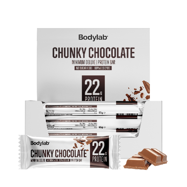 Bodylab Minimum Deluxe Protein Bar Chunky Chocolate(12x65g)