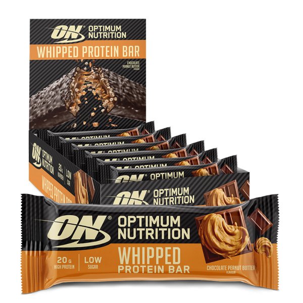 Optimum Nutrition Whipped Protein Bar Chocolate Peanut Butter (10x62g)