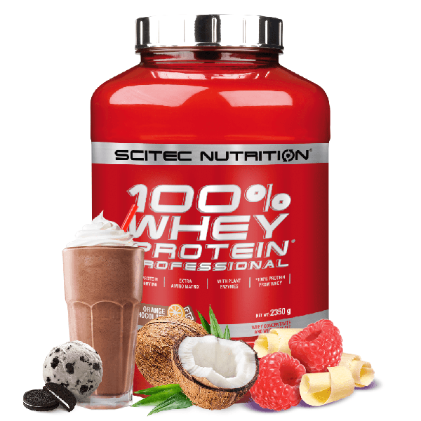 Proteinpulver - Scitec Nutrition 100% Whey Protein Professional (2350g) - Vanilla