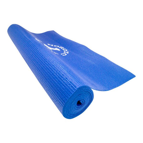 Yogamåtte 4 mm -  Blå (Nordic Strength)