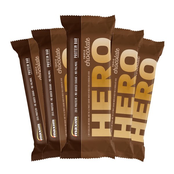 Maxim Protein Bar - Hero Triple Chocolate (12x 55g)